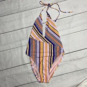 The Bikini Lab striped one piece medium